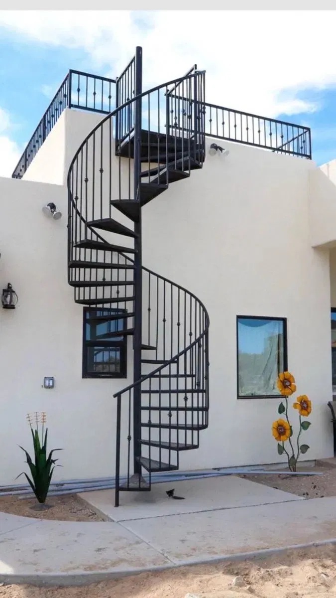 Escalier métallique
